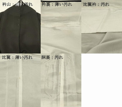 平和屋着物■豪華黒留袖　作家物　扇面花鳥文　金彩　正絹　逸品　DABH3102qp