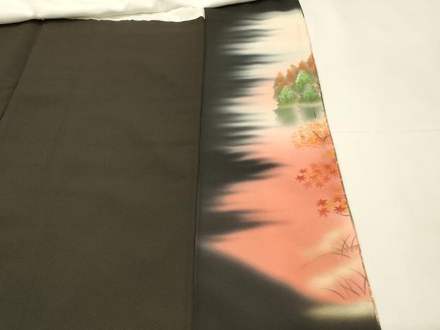 平和屋着物■豪華黒留袖　作家物　飛鳥の里　暈し染め　金彩　正絹　逸品　DABH3107qp