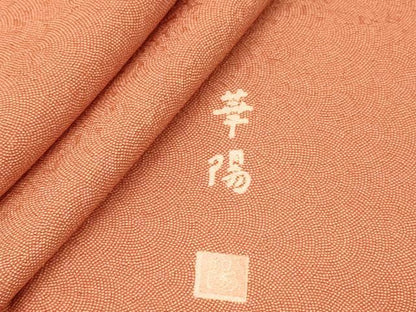 平和屋着物■江戸小紋　鮫小紋柄　華陽　正絹　逸品　DABH3116qp