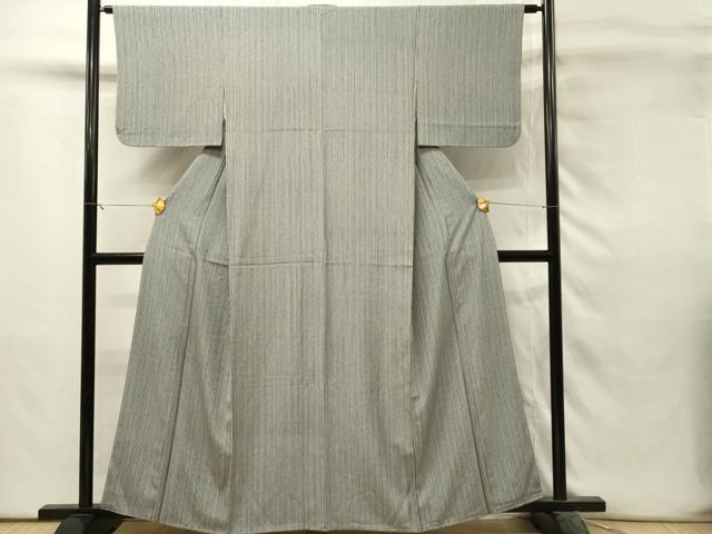 平和屋着物■上質な小紋　間道　正絹　逸品　DABH3123qp