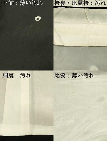 平和屋着物■世界的ファッションデザイナー 山本寛斎 kansaiブランド 黒留袖 駒刺繍 人物御所車花松文 暈し染め 金彩 正絹 逸品 DABH3125qp