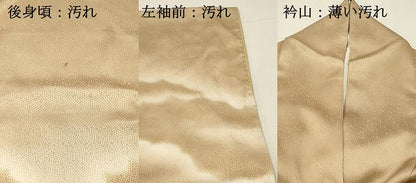 平和屋着物■訪問着　駒刺繍　絞り　雲取り花文　暈し染め　銀彩　正絹　逸品　DABH3127qp