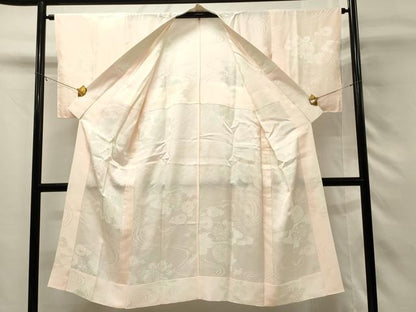 平和屋着物■長襦袢　無双仕立て　流水菊地紋　暈し染め　正絹　逸品　DABH3131qp