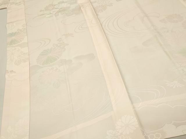 平和屋着物■長襦袢　無双仕立て　流水菊地紋　暈し染め　正絹　逸品　DABH3131qp