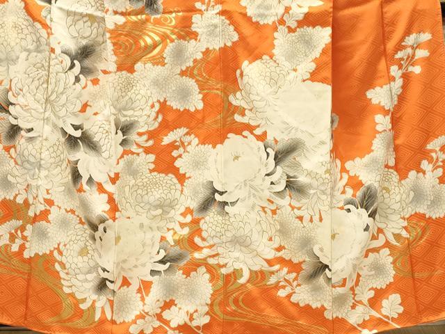 平和屋着物■豪華振袖　駒刺繍　乱菊　金彩　正絹　逸品　DABH3136qp
