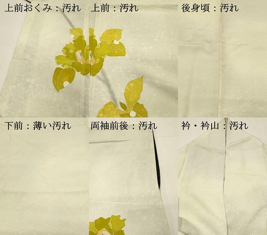 平和屋着物■訪問着　牡丹　暈し　金彩　正絹　逸品　DABH3143qp