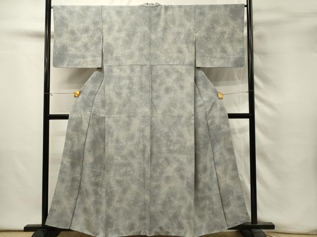 平和屋着物■上質な小紋　霞文　暈し染め　たたき染め　正絹　逸品　DABH3240qp