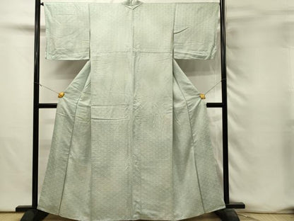 平和屋着物■上質な小紋　青海波地紋　暈し染め　正絹　逸品　DABH3248qp