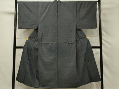 平和屋着物■男性　紬　亀甲柄　正絹　逸品　DABH3251qp