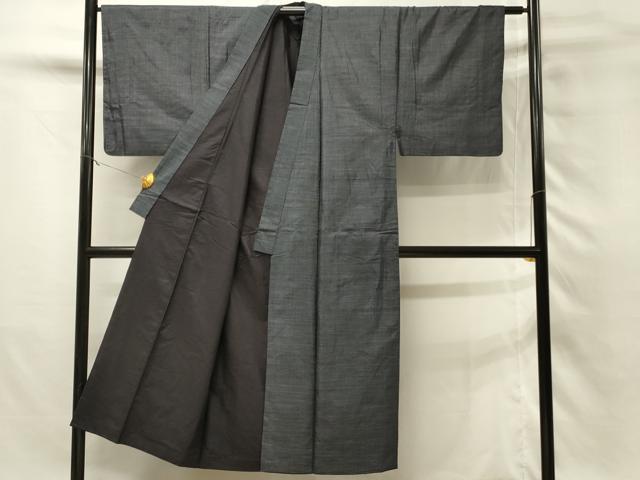 平和屋着物■男性　紬　亀甲柄　正絹　逸品　DABH3251qp