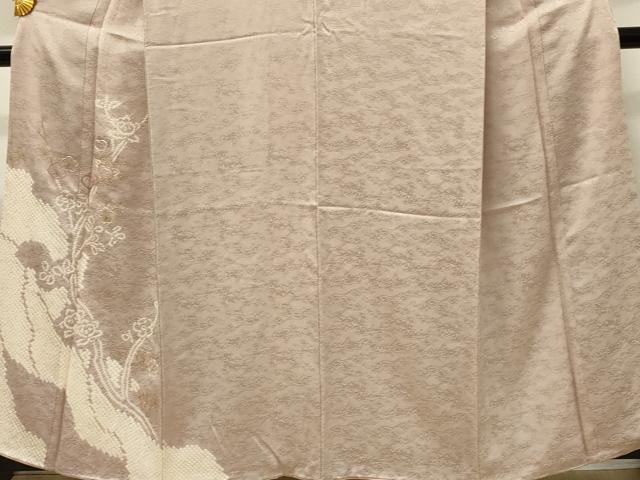平和屋着物■訪問着　絞り　刺繍　枝花文　金彩　小田急百貨店扱い　正絹　逸品　DABH3254qp