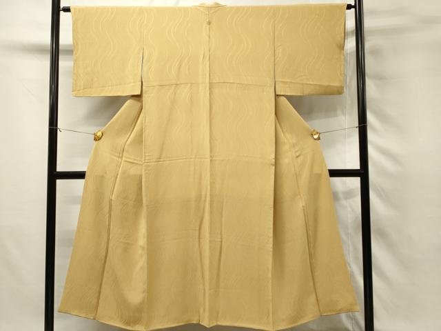 平和屋着物■上質な小紋　流水文　正絹　逸品　DABH3255qp