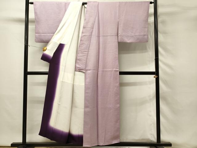 平和屋着物■上質な小紋　総刺繍　抽象文様　正絹　逸品　DABH3269qp