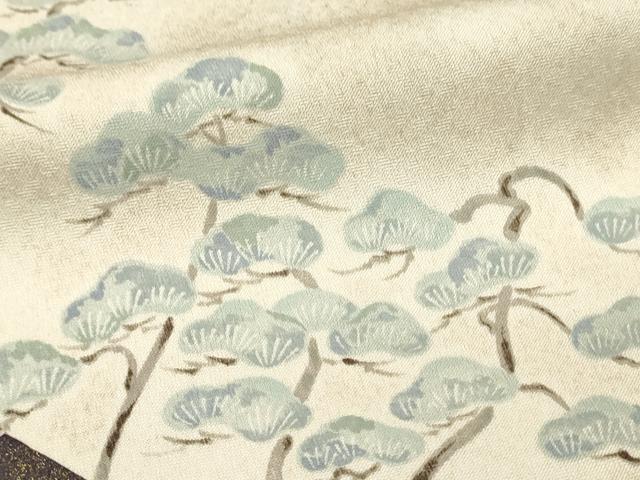 平和屋着物■豪華色留袖　遠山飛鶴松文　暈し染め　金彩　正絹　逸品　DABH3271qp