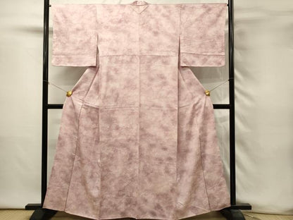 平和屋着物■上質な小紋　花尽くし　紫陽花　アジサイ　暈し染め　正絹　逸品　DABH3278qp