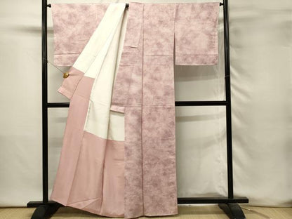 平和屋着物■上質な小紋　花尽くし　紫陽花　アジサイ　暈し染め　正絹　逸品　DABH3278qp