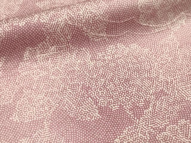 平和屋着物■上質な小紋　花尽くし　紫陽花　アジサイ　暈し染め　正絹　逸品　DABH3278qp