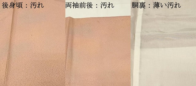 平和屋着物■上質な小紋　霞文　暈し染め　正絹　逸品　DABH3283qp