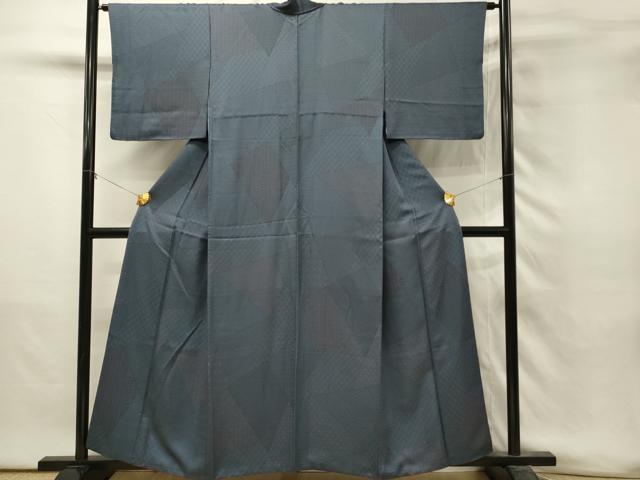 平和屋着物■上質な小紋　切嵌吉祥花文　正絹　逸品　DABH3286qp