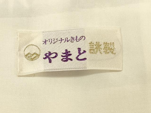 平和屋着物■上質な小紋　短冊花菊文　金彩　やまと誂製　正絹　逸品　DABH3292qp