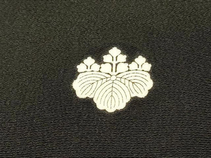 平和屋着物■豪華黒留袖　駒刺繍　鳳凰更紗花文　金彩　三越扱い　正絹　逸品　DABH3352qp