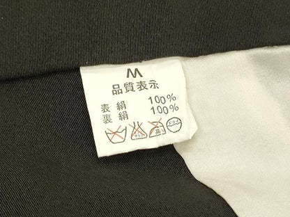 平和屋着物■豪華黒留袖　友禅　作家物　風景花松文　枝梅　正絹　逸品　DABH3353qp