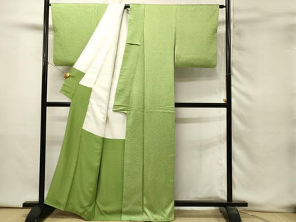 平和屋着物■上質な小紋　総絞り　正絹　逸品　DABH3369qp