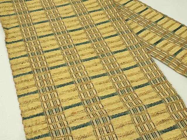 平和屋着物◎八寸名古屋帯　めがね織　横段文　DABH3427qp