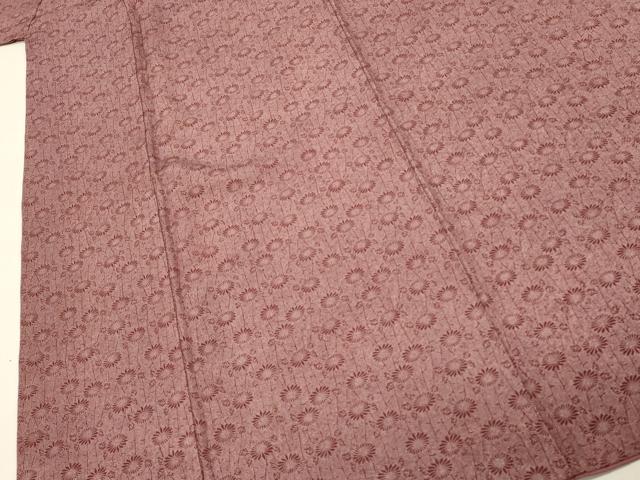 平和屋着物■人間国宝・小宮康助愛弟子　小川寛　江戸小紋　菊尽くし　正絹　逸品　DABH3445qp