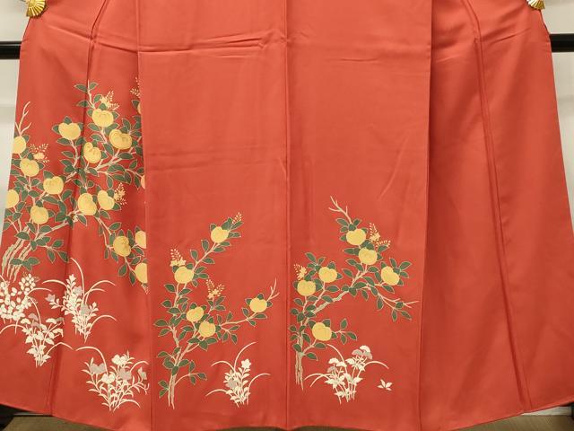 平和屋着物■訪問着　駒刺繍　枝花文　金彩　正絹　逸品　DABH3462qp