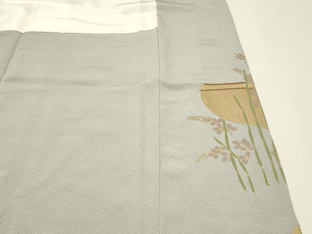 平和屋着物■豪華色留袖　駒刺繍　花車文　暈し染め　金彩　正絹　逸品　DABH3463qp