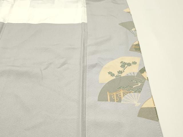 平和屋着物■豪華色留袖　地紙御所車人物花文　金彩　正絹　逸品　DABH3466qp
