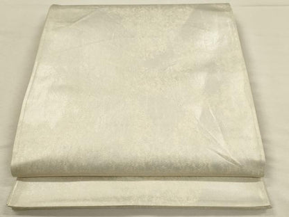 平和屋着物◎六通柄袋帯　箔散らし　銀彩　正絹　逸品　DABH3477qp