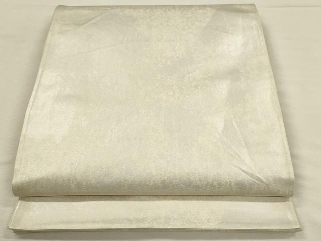 平和屋着物◎六通柄袋帯　箔散らし　銀彩　正絹　逸品　DABH3477qp
