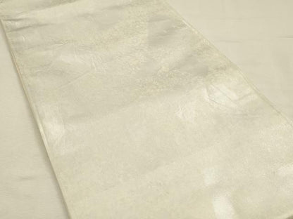 平和屋着物◎六通柄袋帯　箔散らし　銀彩　正絹　逸品　DABH3477qp