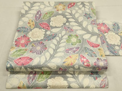 平和屋着物◎九寸名古屋帯　辻が花　正絹　逸品　DABH3507qp