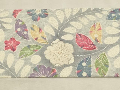 平和屋着物◎九寸名古屋帯　辻が花　正絹　逸品　DABH3507qp