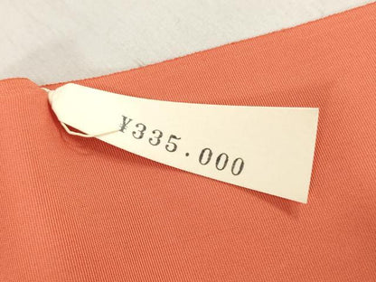 平和屋着物●塩瀬　名古屋帯　帯反物　友禅作家物　魚　花絵皿文　上代33万円　逸品　未使用　DABH3524zy
