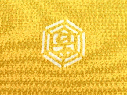 平和屋着物●和染紅型　栗山紅型　栗山吉三郎　名古屋帯　帯反物　成り物　鬼しぼ縮緬　逸品　未使用　DABH3525zy