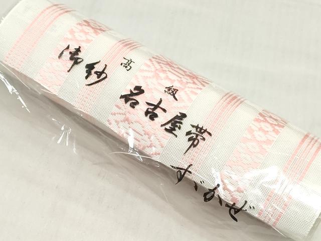 平和屋着物＊夏物　名古屋帯　帯反物　博多織　紗献上　未使用　DABH3539zy