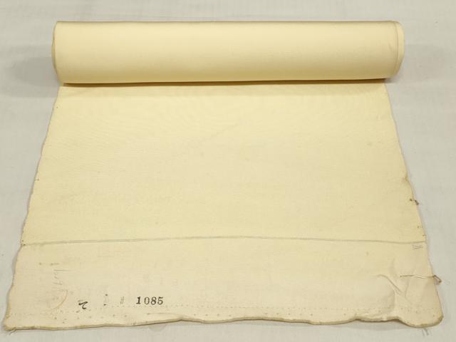 平和屋着物▼塩瀬　名古屋帯　帯反物　ろうけつ染め　草葉文　逸品　未使用　DABH3542zy