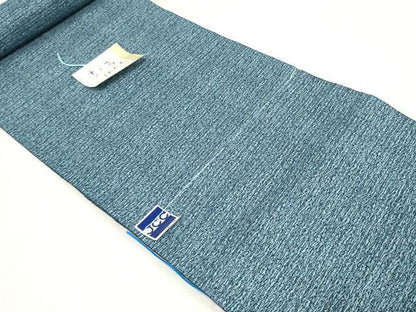 平和屋着物＊夏物　浴衣　反物　着尺　注染　楽楽縮み　霞文　綿　逸品　未使用　DABH3546zy