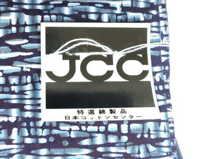 平和屋着物＊夏物　浴衣　反物　着尺　注染　幾何学文　綿　逸品　未使用　DABH3547zy