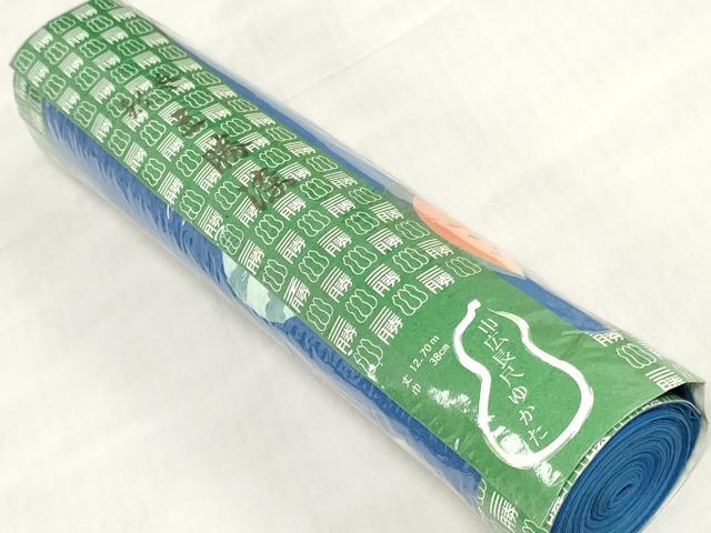 平和屋着物＊夏物　浴衣　反物　着尺　注染　三勝染　成り物　綿　逸品　未使用　DABH3554zy