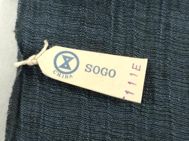平和屋着物＊夏物　浴衣　反物　着尺　綿ちぢみ　霞文　そごう扱い　綿　逸品　未使用　DABH3561zy