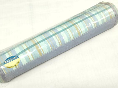 平和屋着物＊夏物　浴衣　反物　着尺　注染　東京本染　格子　綿　逸品　未使用　DABH3563zy