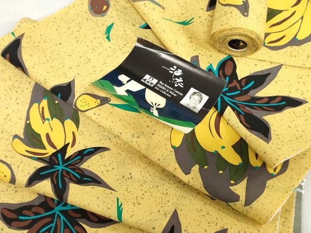 平和屋着物＊夏物　二代目清次郎　手描き　浴衣　反物　着尺　注染　成り物　綿　逸品　未使用　DABH3566zy