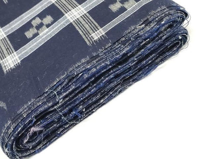 平和屋着物●本場琉球絣　綿琉球　反物　着尺　絣文様　綿　逸品　未使用　DABH3574zy