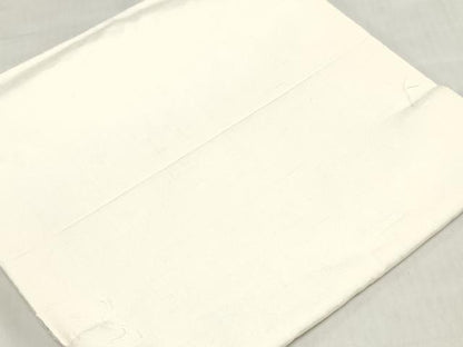 平和屋着物▼白生地　紬　反物　着尺　生成り色　証紙付き　逸品　未使用　DABH3599zy