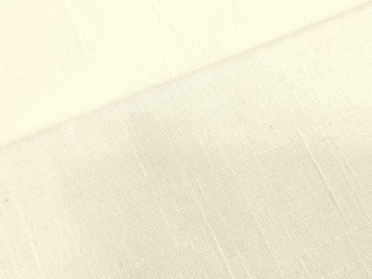 平和屋着物▼白生地　紬　反物　着尺　生成り色　証紙付き　逸品　未使用　DABH3599zy